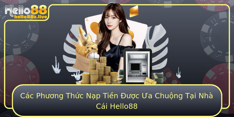 Các Phương Thức Nạp Tiền Được Ưa Chuộng Tại Nhà Cái Hello88