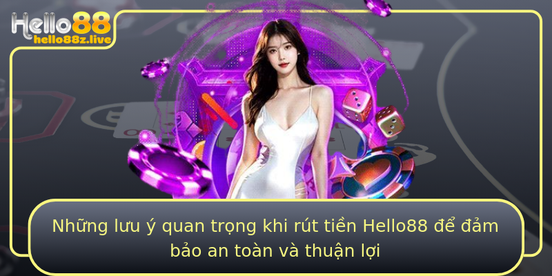 Những lưu ý quan trọng khi rút tiền Hello88 để đảm bảo an toàn và thuận lợi